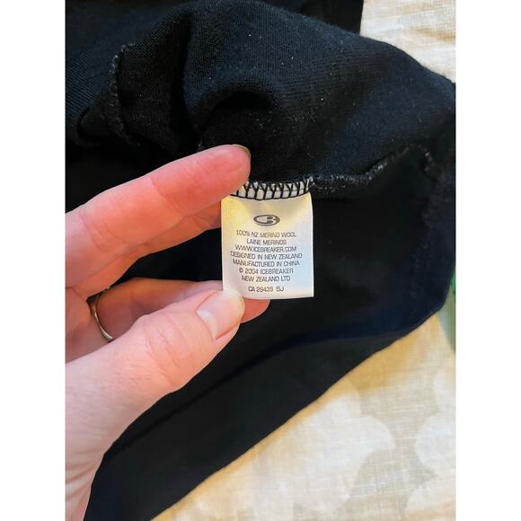 Icebreaker bodyfit 260 merino wool 1/4 zip pullover women’s large - Picture 8 of 9